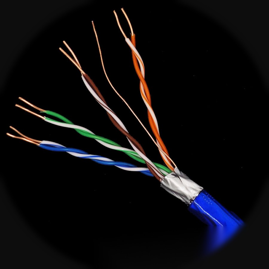 LAN network cable twisted pairs